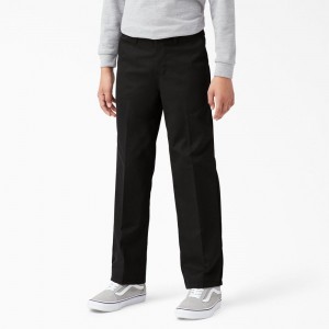 Kids' Dickies Classic Fit Pants Black | 4563710-TZ