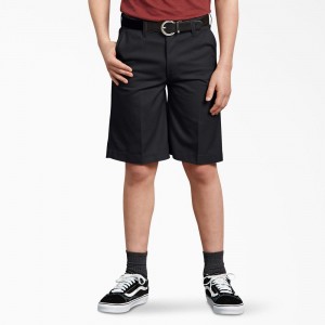 Kids' Dickies Classic Fit Shorts Black | 0269315-LD