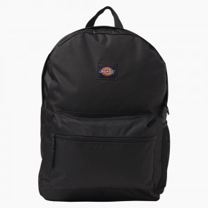 Kids' Dickies Essential Backpack Black | 7259810-VA