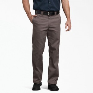 Men's Dickies 874® FLEX Work Pants Brown | 2964315-YO