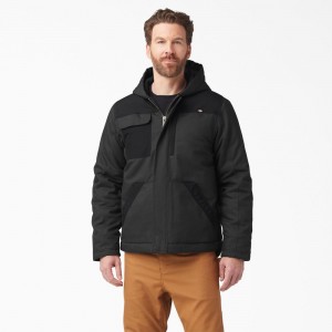 Men's Dickies DuraTech Renegade FLEX Duck Jacket Black | 9305476-TF