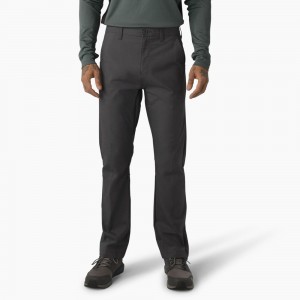 Men's Dickies FLEX Cooling Relaxed Fit Pants Grey | 1498352-ZI