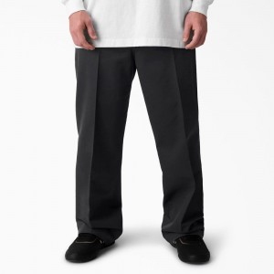 Men's Dickies Jamie Foy Loose Fit Pants Black | 5327801-ZQ