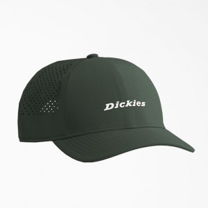 Men's Dickies Low Pro Athletic Trucker Hat Green | 6043592-WG