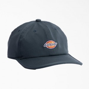 Men's Dickies Low Pro Logo Dad Hat Blue | 7410658-GH