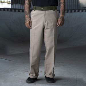 Men's Dickies Ronnie Sandoval Loose Fit Double Knee Pants Grey | 0643759-FY