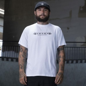 Men's Dickies Ronnie Sandoval Photo T-Shirt White | 1042893-XE