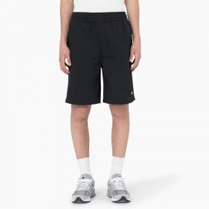 Men's Dickies Skateboarding Grants Pass Relaxed Fit Shorts Black | 1037285-CL