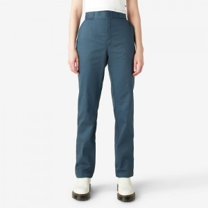 Women's Dickies 874® Work Pants Blue | 6293710-MN