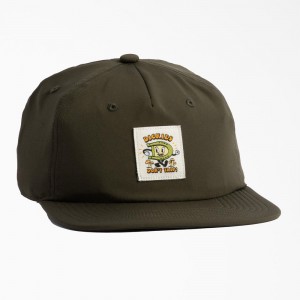 Women's Dickies Athletic Cap Green | 5681074-KA