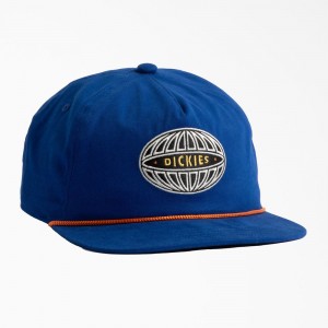 Women's Dickies Mid Pro Embroidered Cap Blue | 9568214-RC