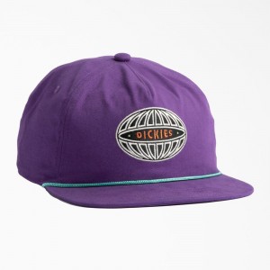 Women's Dickies Mid Pro Embroidered Cap Purple | 8295137-TK