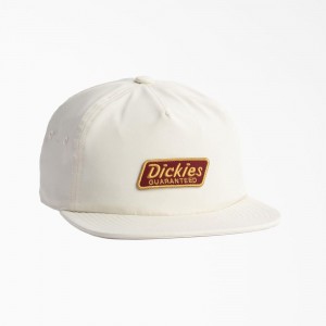 Women's Dickies Relaxed Low Pro Cap White | 9256130-YS