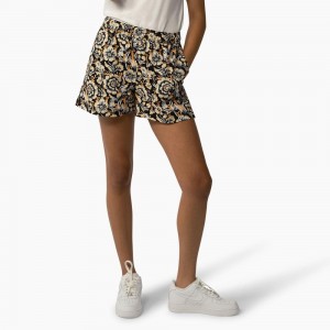 Women's Dickies Roseburg Shorts Brown | 0312769-VP