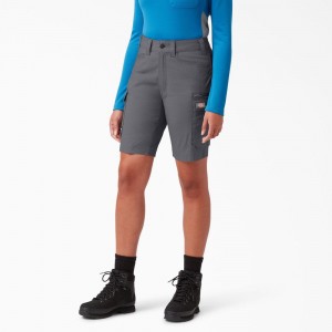 Women's Dickies Temp-iQ® 365 Shorts Grey | 2406791-DQ