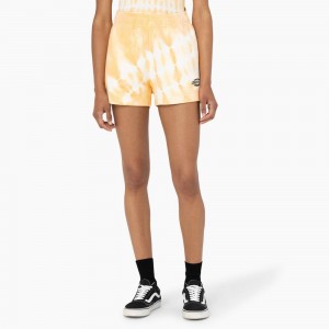 Women's Dickies Westfir Regular Fit Shorts Yellow | 7385140-EF