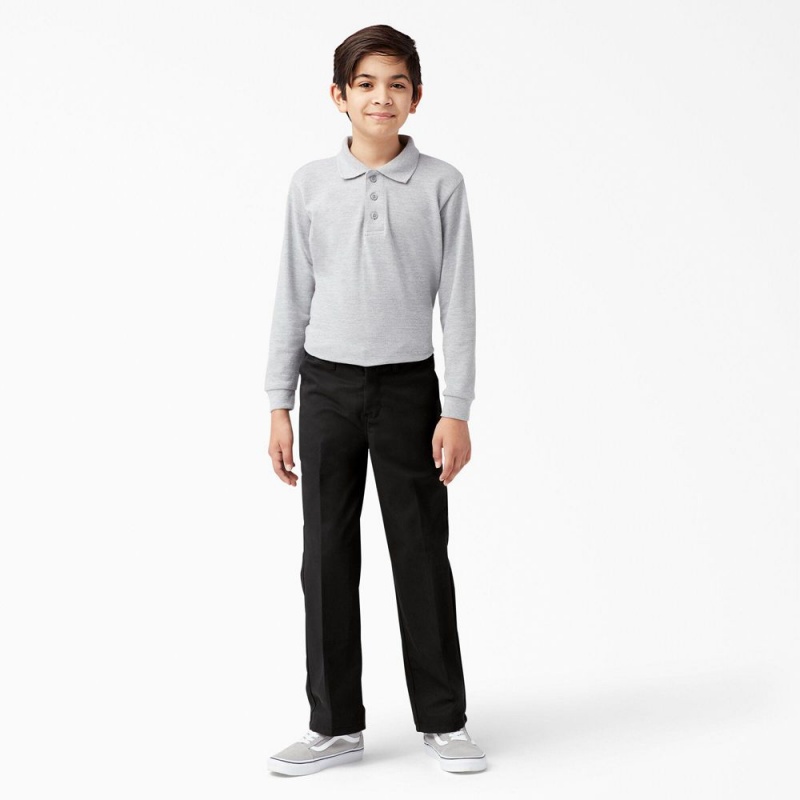 Kids' Dickies Classic Fit Pants Black | 4563710-TZ