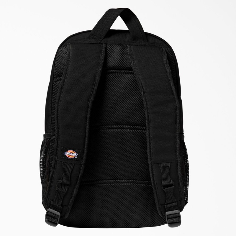 Kids' Dickies Double Pocket Backpack Black | 2930576-SJ