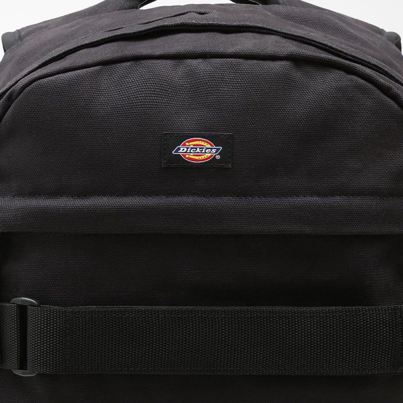 Kids' Dickies Duck Canvas Backpack Black | 3465081-QC