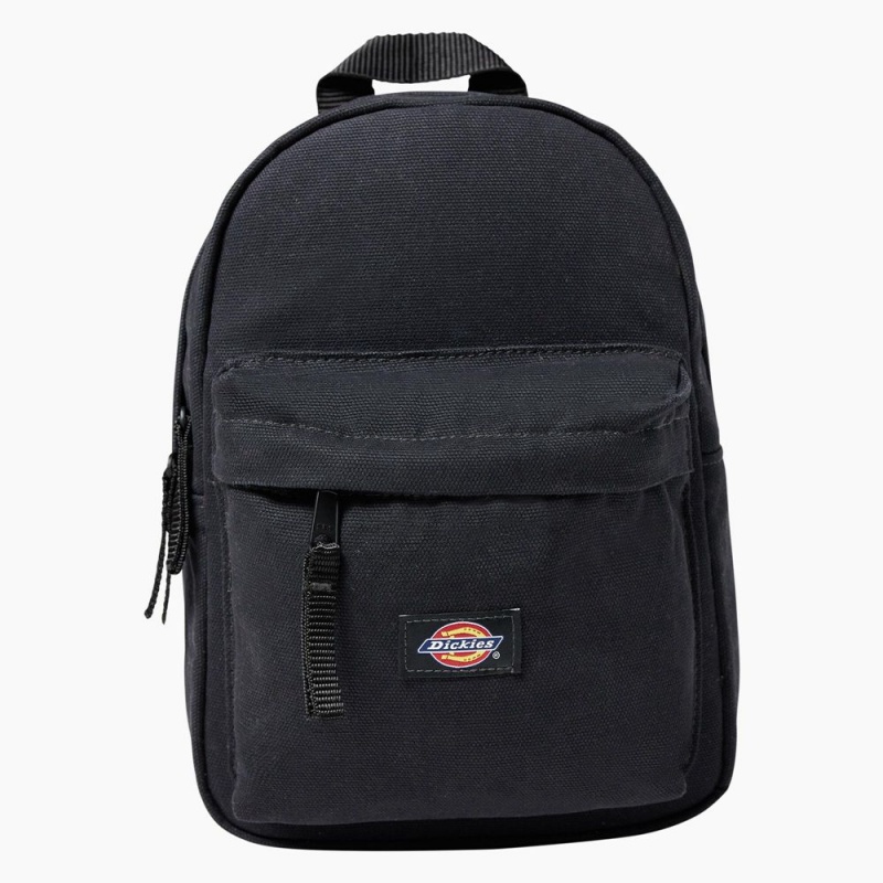 Kids\' Dickies Duck Canvas Mini Backpack Black | 0547839-BG