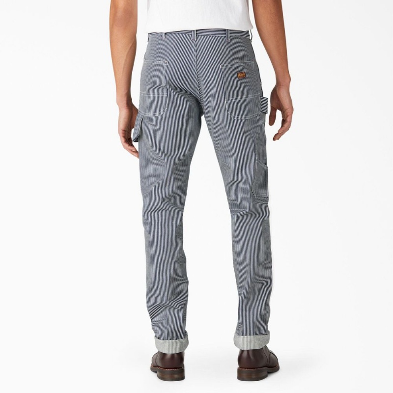 Men's Dickies 1922 Regular Fit Double Knee Pants Grey | 3718956-KJ