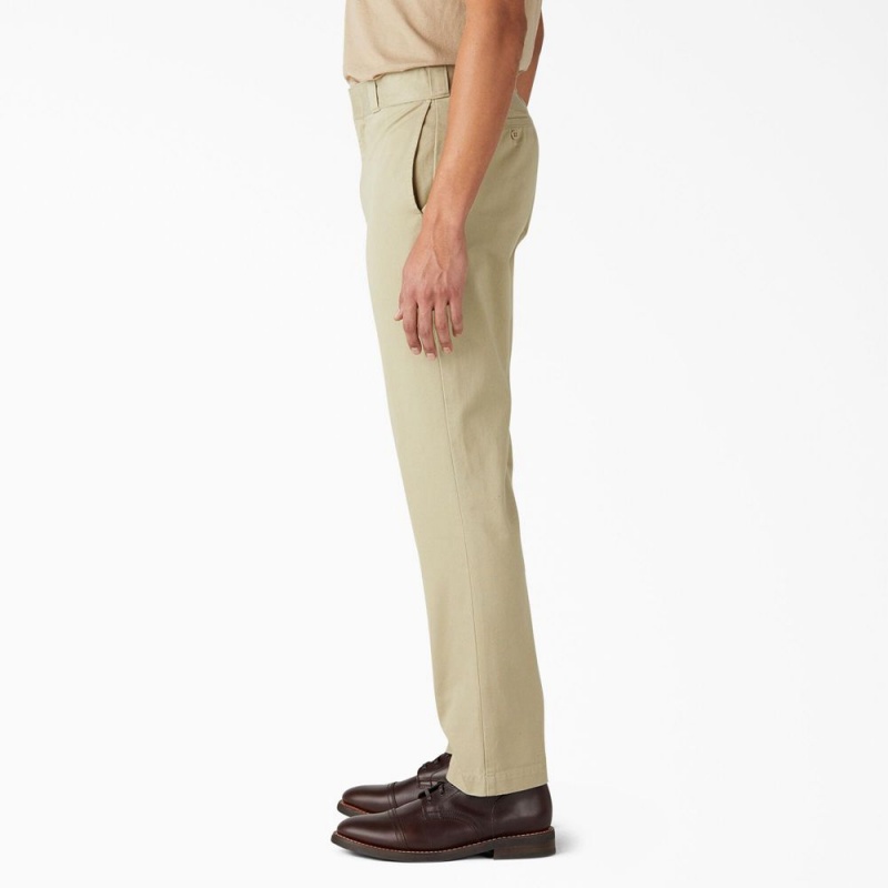 Men's Dickies 1922 Regular Fit Twill Pants Grey | 8603759-HM