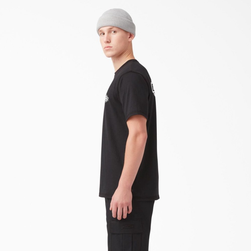 Men's Dickies Back Logo Graphic T-Shirt Black | 0431826-VK