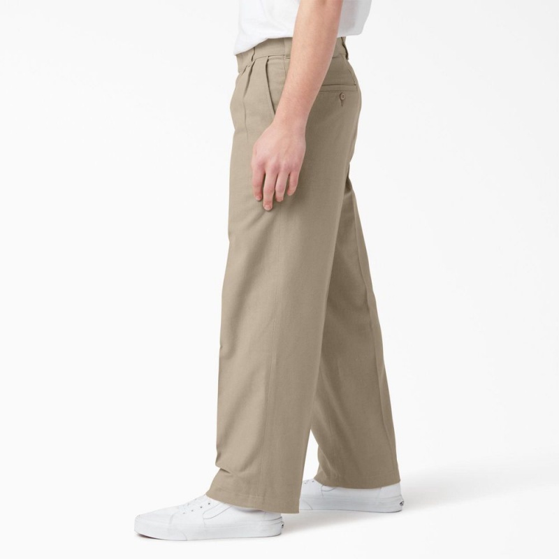 Men's Dickies Chatom Regular Fit Tapered Leg Pants Grey | 7493865-PC