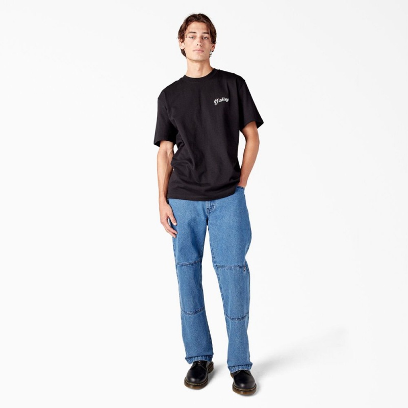 Men's Dickies Dighton Graphic T-Shirt Black | 0671349-VR