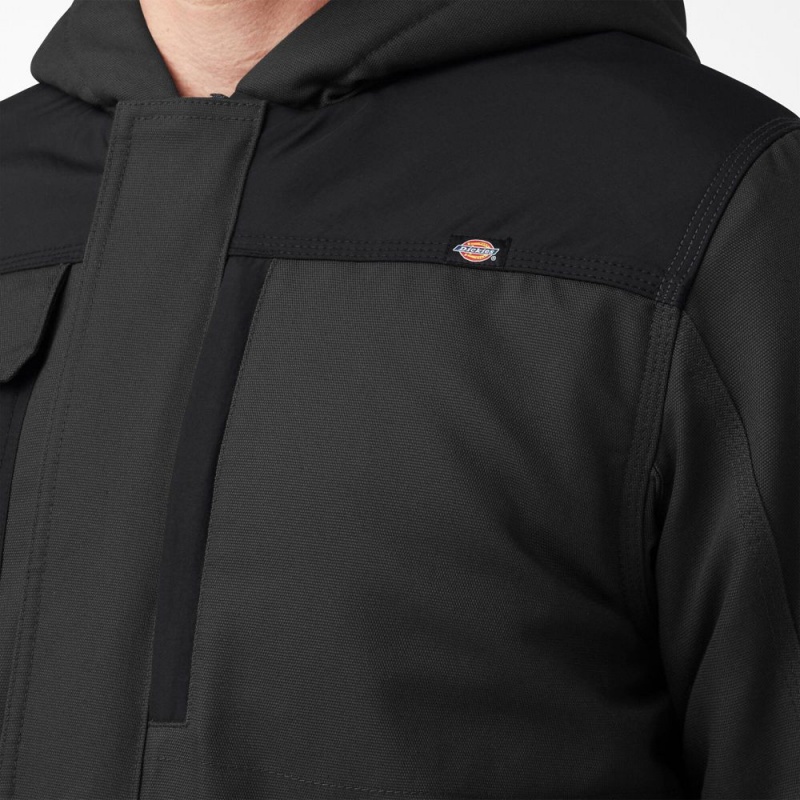 Men's Dickies DuraTech Renegade FLEX Duck Jacket Black | 9305476-TF