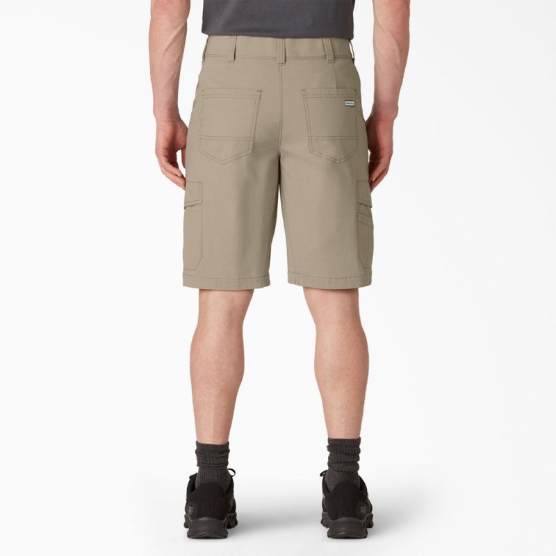 Men's Dickies FLEX Cooling Regular Fit Cargo Shorts Grey | 1754069-LY