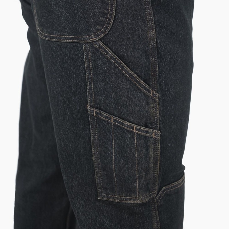 Men's Dickies FLEX DuraTech Relaxed Fit Jeans Blue | 5478213-WN