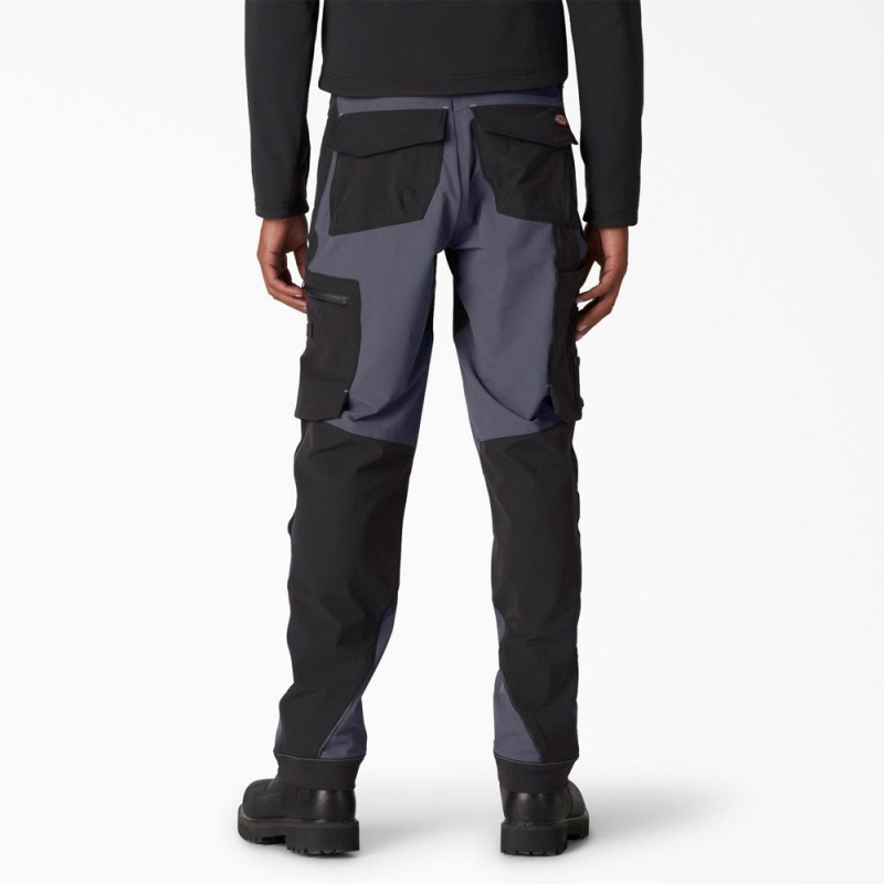 Men's Dickies FLEX Performance Workwear Regular Fit Technical Pants Grey | 4251087-JG