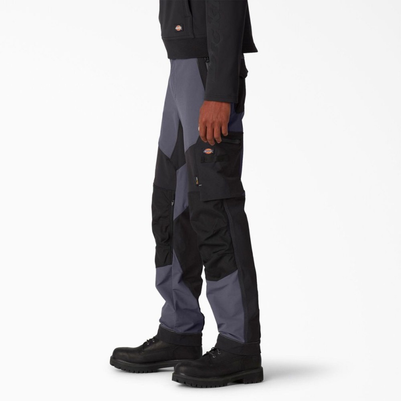 Men's Dickies FLEX Performance Workwear Regular Fit Technical Pants Grey | 4251087-JG