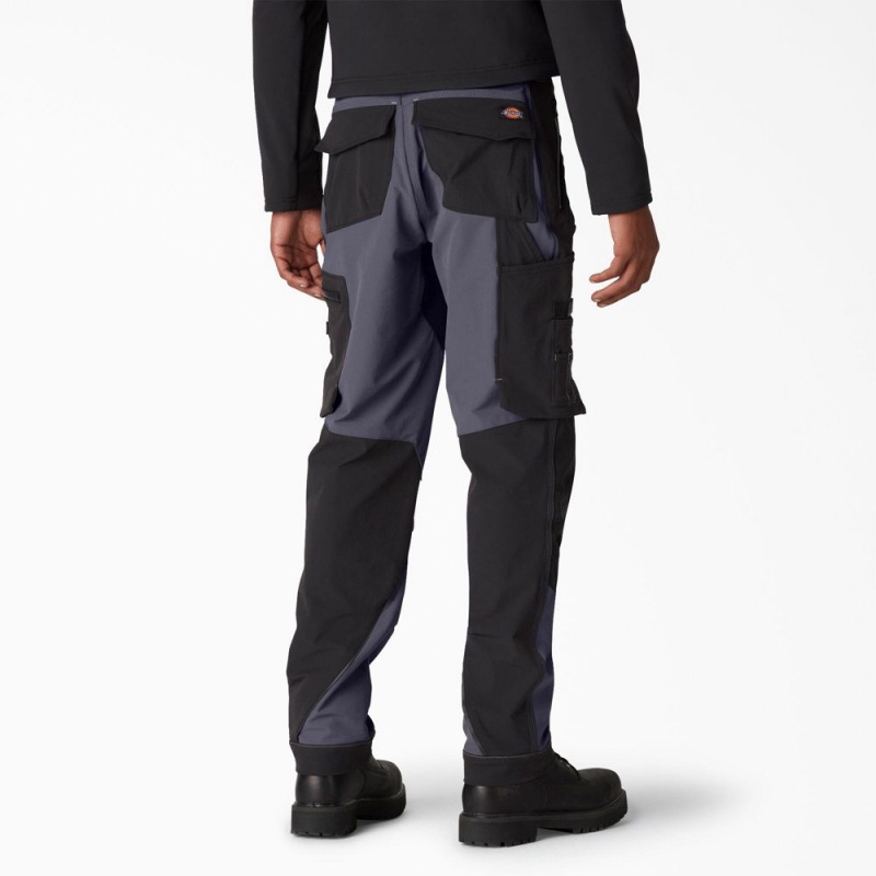 Men's Dickies FLEX Performance Workwear Regular Fit Technical Pants Grey | 4251087-JG