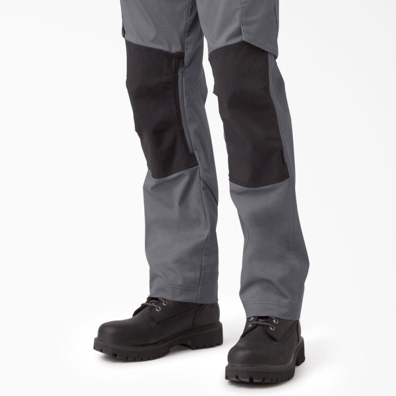 Men's Dickies FLEX Temp-iQ® 365 Regular Fit Pants Grey | 7125804-OP