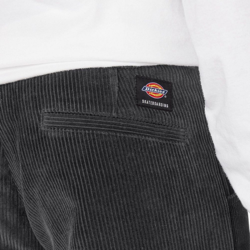 Men's Dickies Franky Villani Sicko Loose Fit Corduroy Double Knee Pants Black | 8597624-HQ