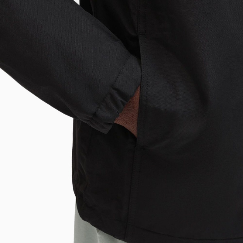 Men's Dickies Glacier View Anorak Pullover Jacket Black | 1257680-XS