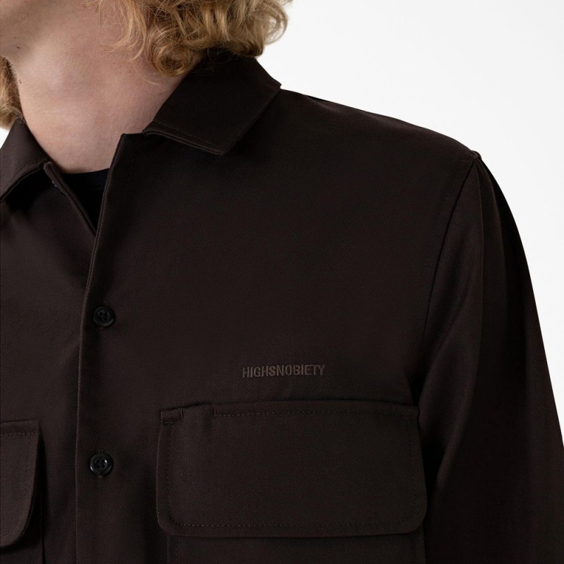 Men's Dickies Highsnobiety & Service Shirt Black | 7481039-VA