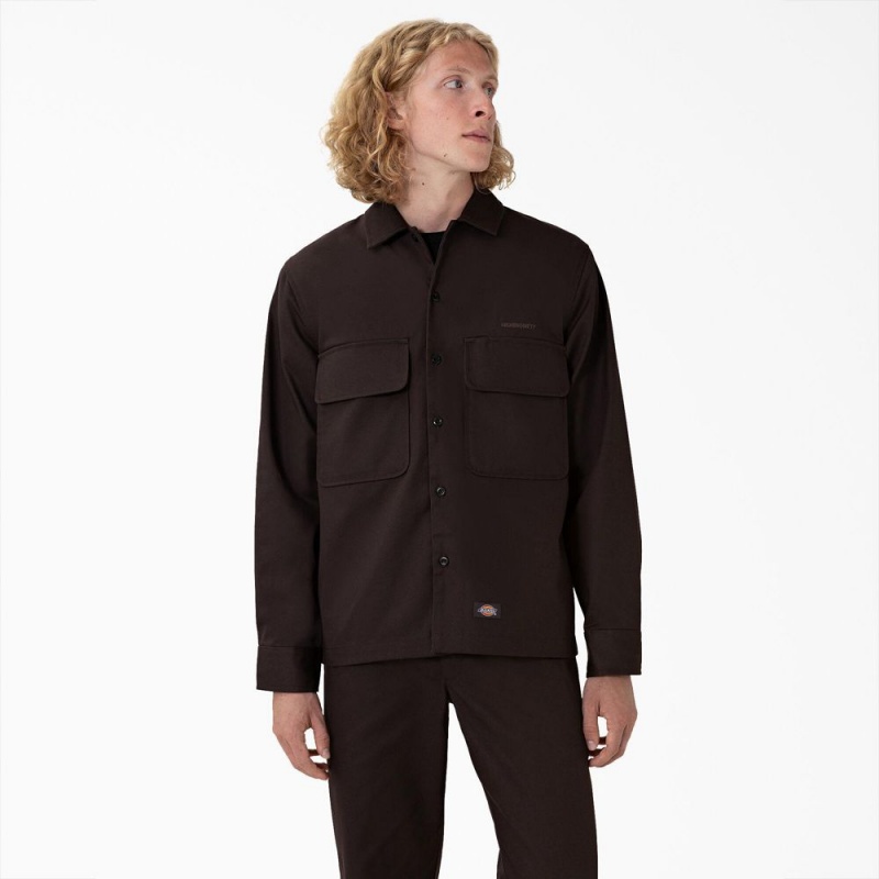 Men\'s Dickies Highsnobiety & Service Shirt Black | 7481039-VA