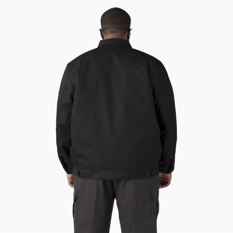 Men's Dickies Insulated Eisenhower Jacket Black | 2507634-EX