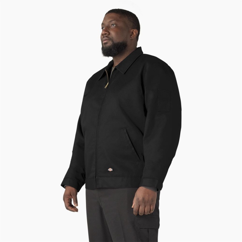 Men's Dickies Insulated Eisenhower Jacket Black | 2507634-EX