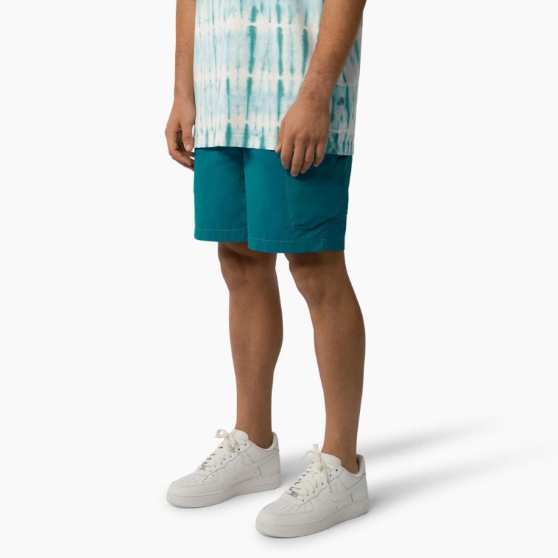 Men's Dickies Jackson Regular Fit Cargo Shorts Turquoise | 4738256-BY