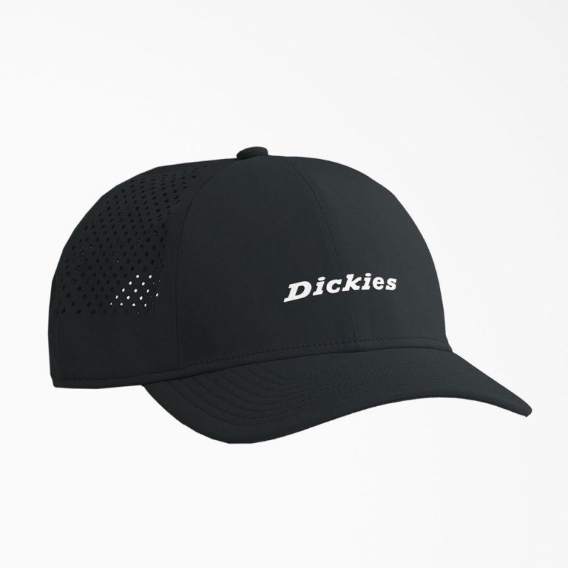 Men\'s Dickies Low Pro Athletic Trucker Hat Black | 3658740-WO