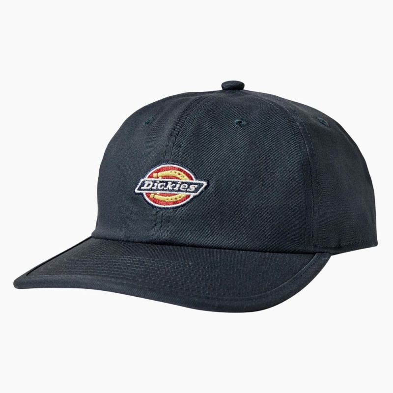 Men's Dickies Low Pro Logo Dad Hat Blue | 7410658-GH