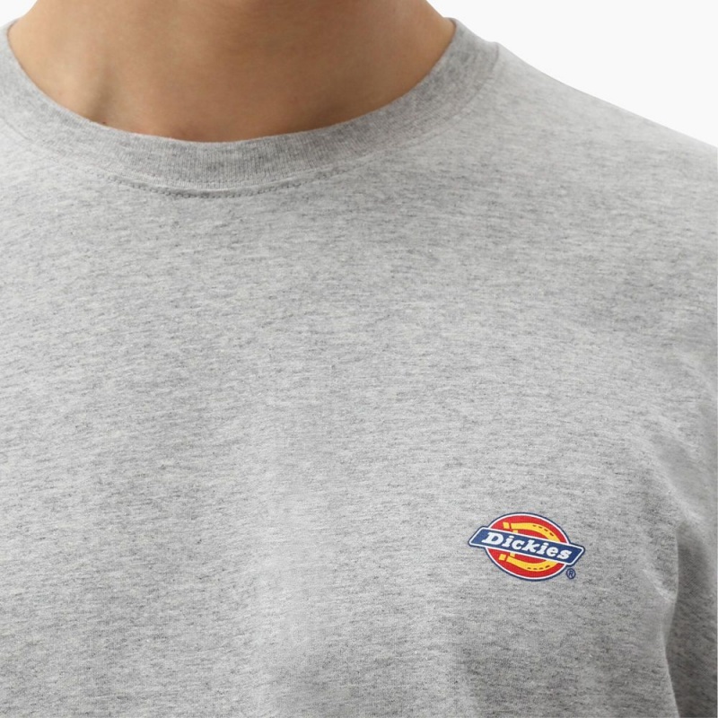 Men's Dickies Mapleton Short Sleeve T-Shirt Grey | 7502386-TE