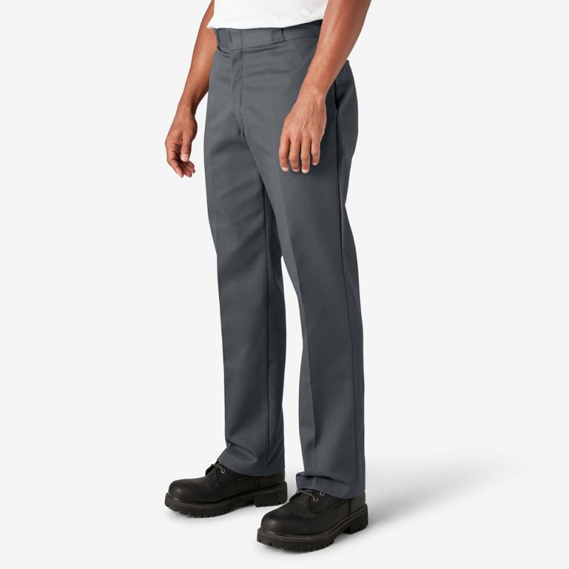 Men's Dickies Original 874® Work Pants Grey | 0675843-EG