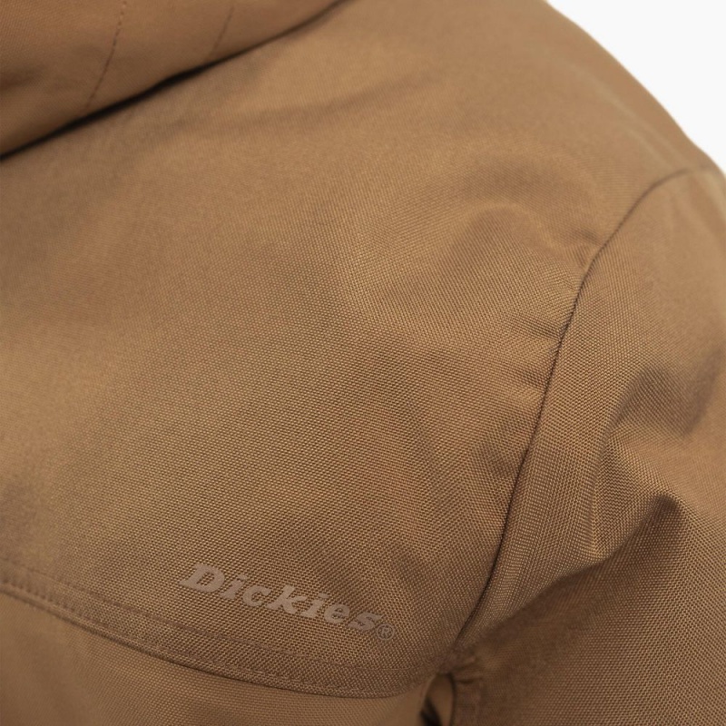 Men's Dickies Performance Workwear Insulated Jacket Brown | 0853416-OP