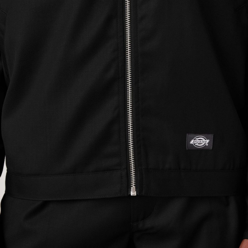 Men's Dickies Premium Collection Eisenhower Jacket Black | 3972564-CM