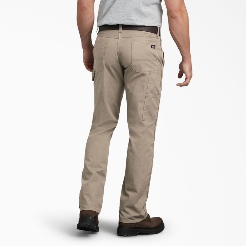 Men's Dickies Regular Fit Ripstop Carpenter Pants Grey | 8605394-XP